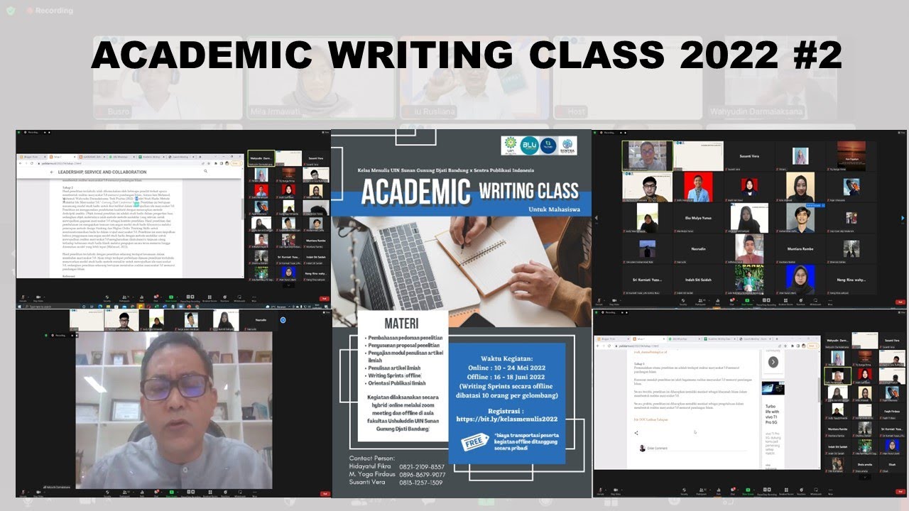 Academic Writing Class 2022 # 2