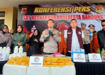 Polresta Bandung Bongkar Jaringan Pengedar Obat Berbahaya