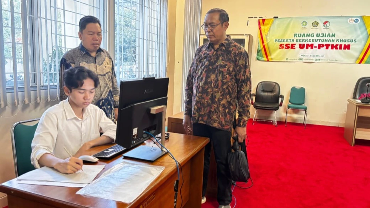 SSE UM-PTKIN 2025: Wujudkan Akses Pendidikan Setara, UIN Bandung Fasilitasi Peserta Berkebutuhan Khusus