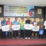 Turnamen Tenis Meja DEKAN FAH CUP Penuh Keakraban dan Sportivitas, Juara I Diraih Tim Aljamiah