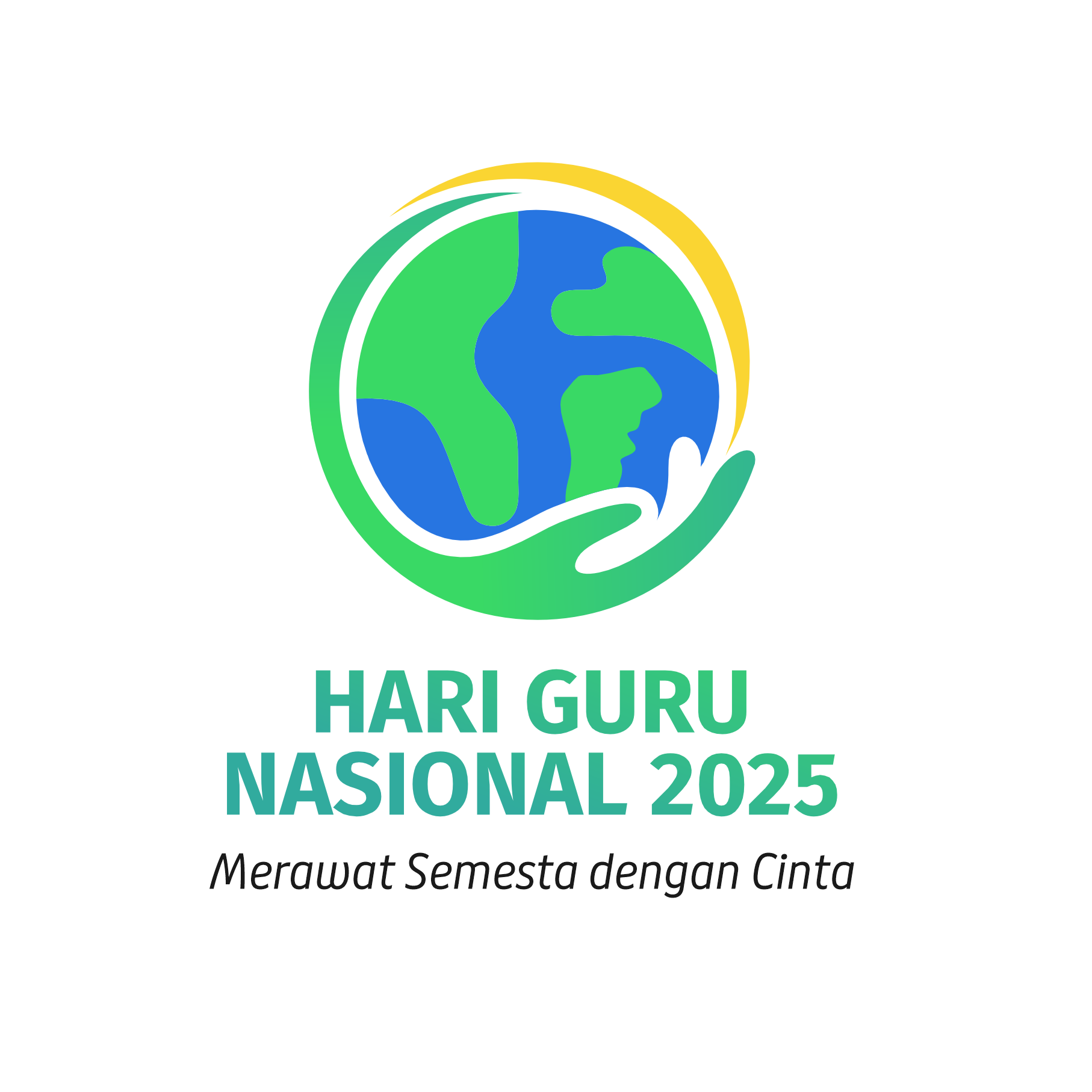 Merawat Semesta dengan Cinta, Inilah Makna dan Filosofi Logo Hari Guru Nasional 2025