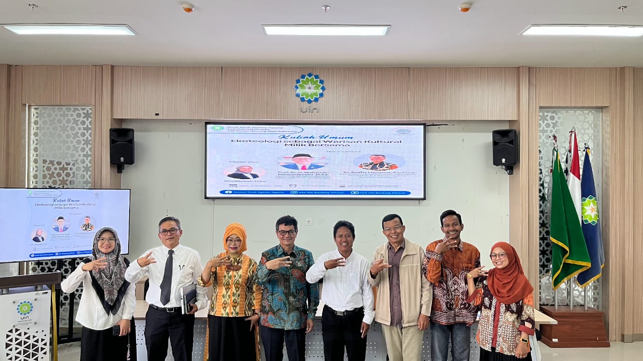 UIN Bandung Gelar Kuliah Umum “Ekoteologi sebagai Warisan Kultural Milik Bersama”
