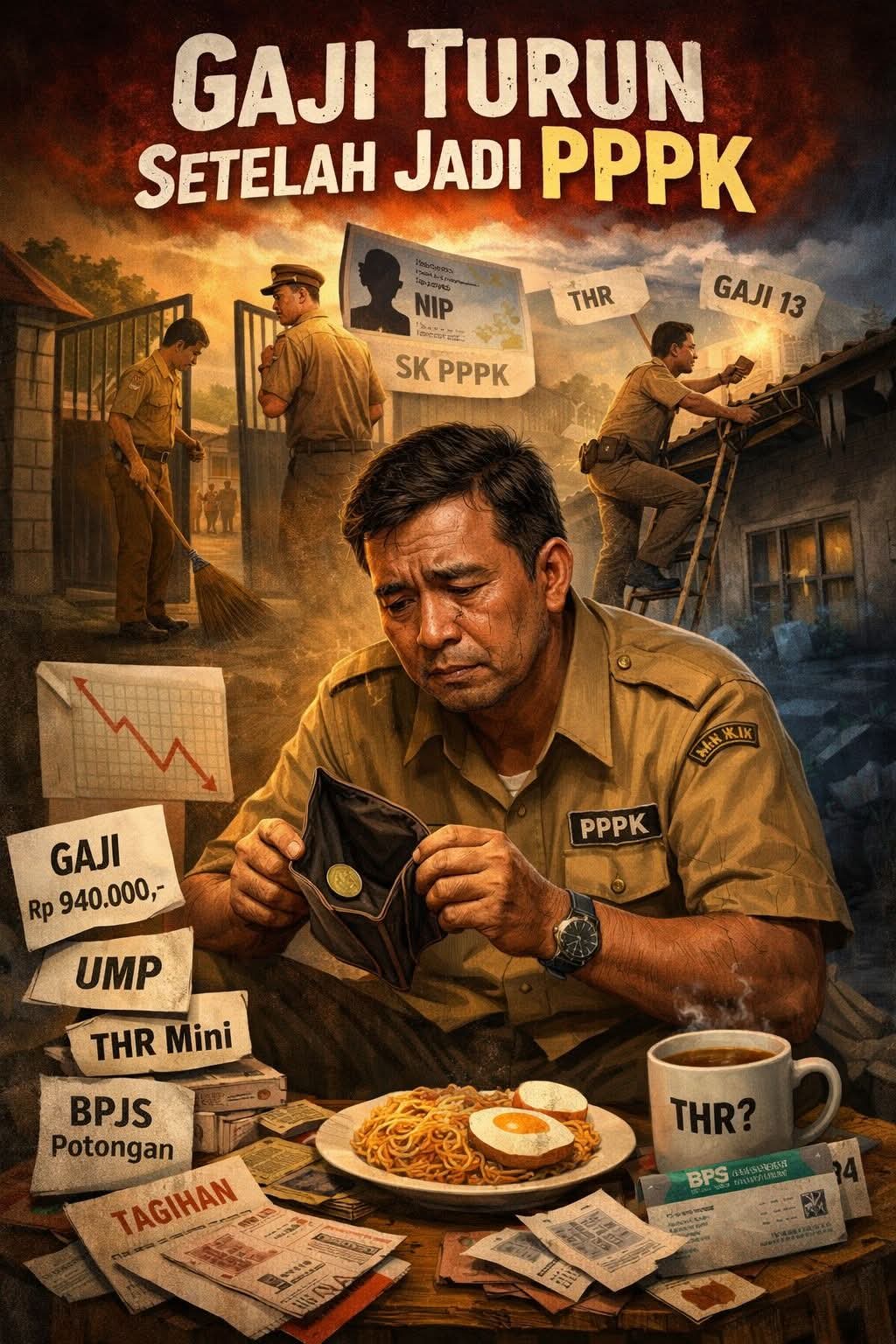 Gaji Turun Setelah Jadi PPPK
