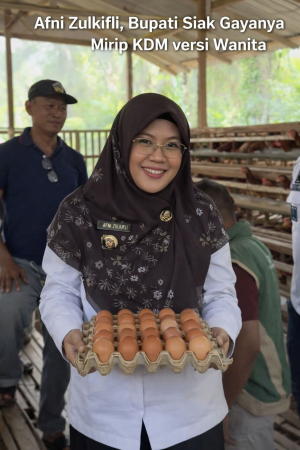 Mengenal Afni Zulkifli, Bupati Siak, KDM Versi Perempuan