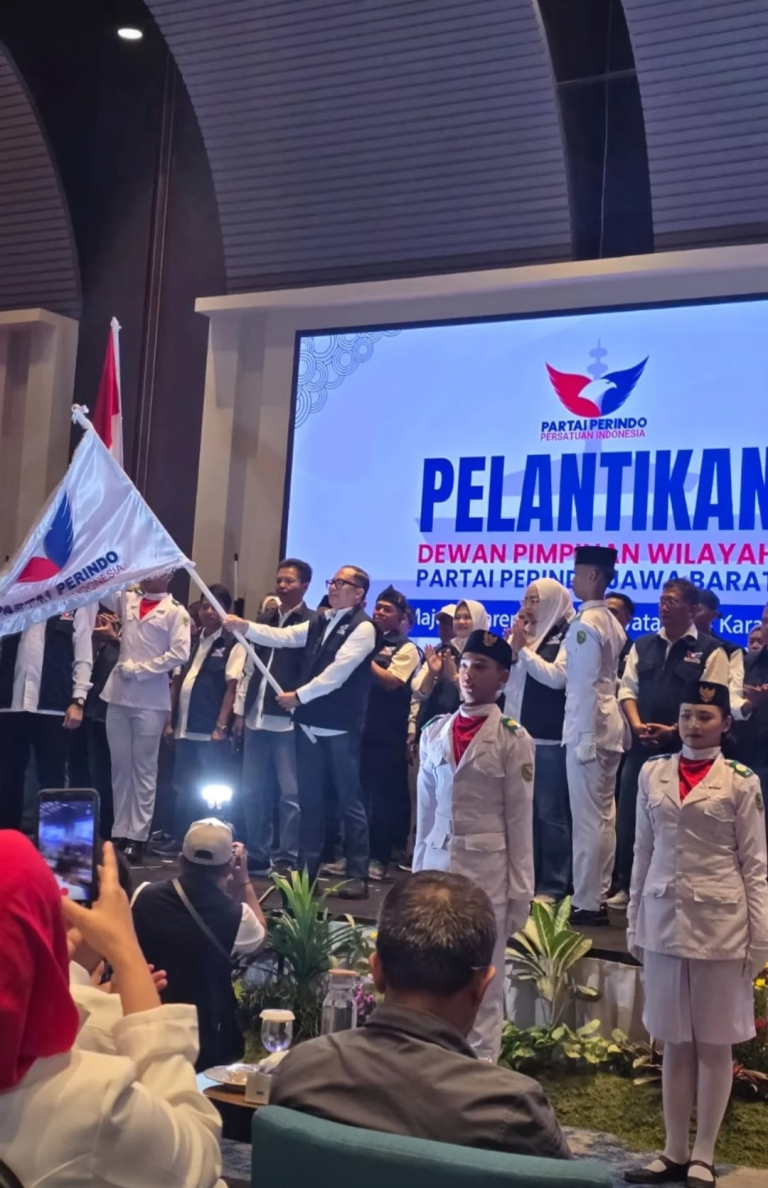 Lantik Rifqi Ali Mubarok, Perindo Targetkan Kuasai Jabar di Pemilu 2029