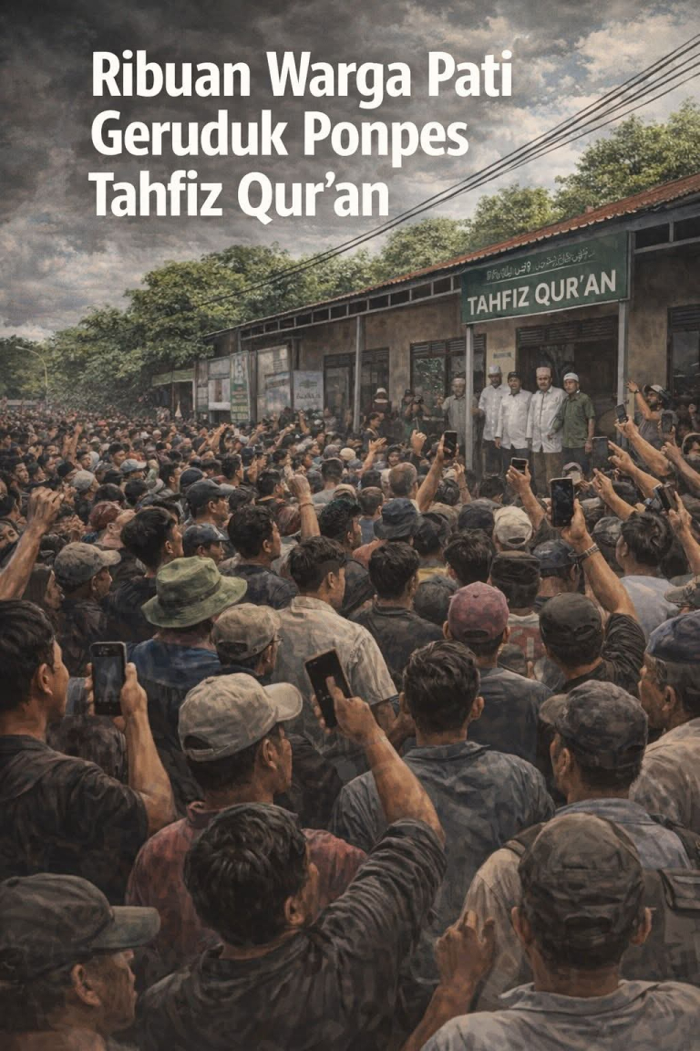 Ponpes Berkedok Tahfiz Quran Berubah Jadi Tempat Predator Anak, Digeruduk Warga Pati 