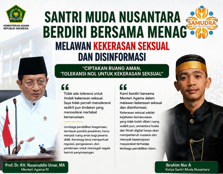 Ini Cara Jitu Santri Muda Nusantara – Menag Lawan Kekerasan Seksual dan Disinformasi