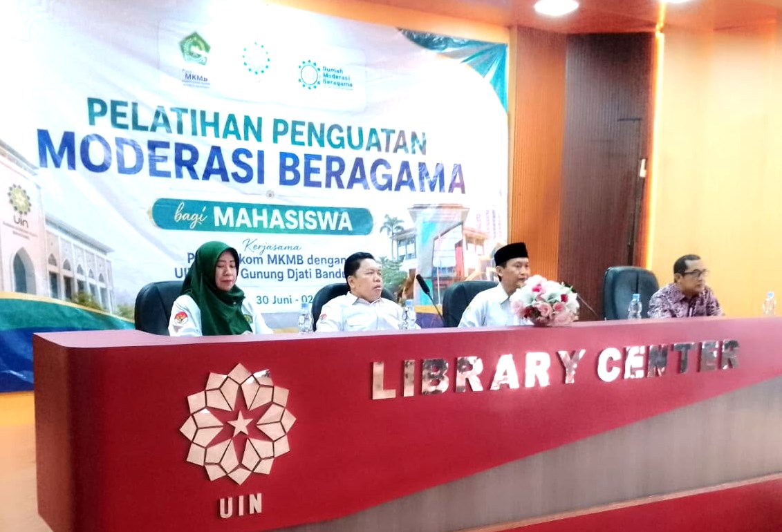 Jadi Agen Perdamaian, 40 Mahasiswa UIN Bandung Ikuti Pelatihan Moderasi Beragama Kemenag