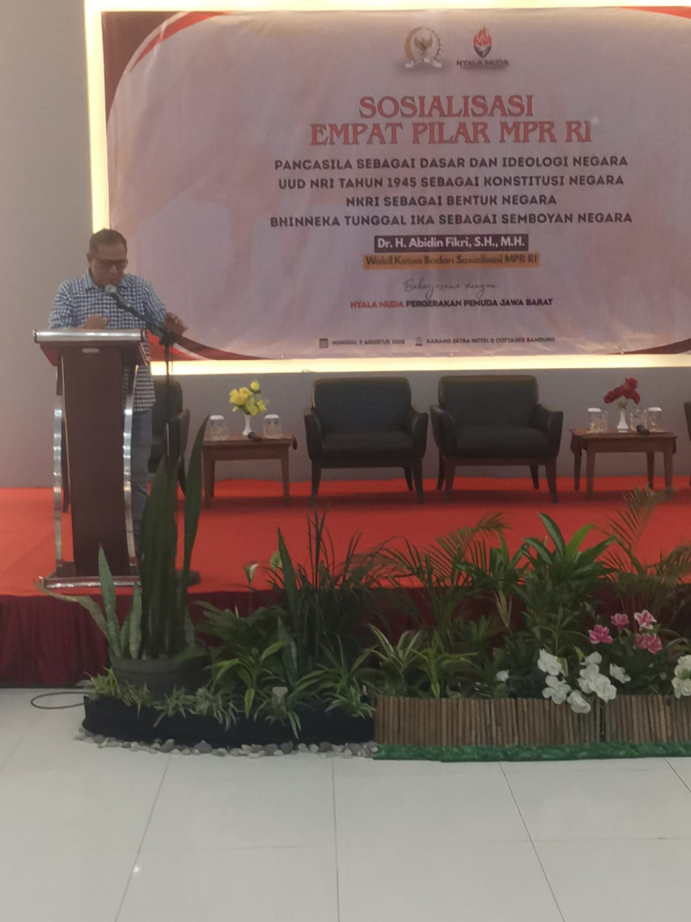 Sosialisasi Empat Pilar, Abidin Fikri: Perlu Kesadaran Bersama Mewujudkan Gagasan Founding Father