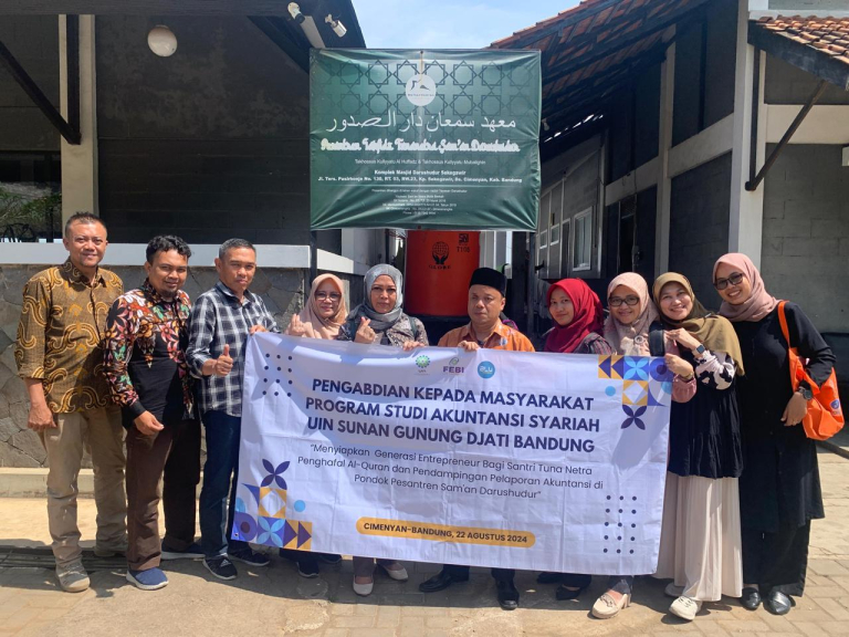 Prodi Akuntansi Syariah UIN Bandung Dampingi Santri Ponpes Tahfidz Tunanetra Sam’an Darushudur Kembangkan Kemandirian Ekonomi