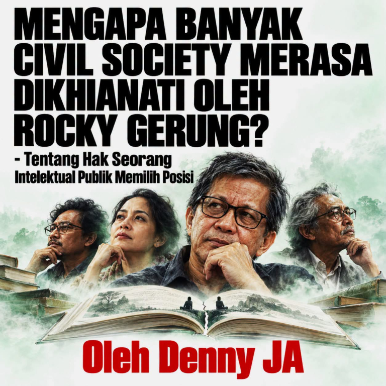 Mengapa Banyak Civil Society Merasa Dikhianati oleh Rocky Gerung?