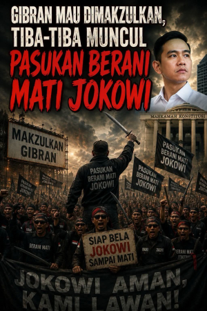 Gibran Mau Dimakzulkan, Tiba-tiba Muncul Pasukan Berani Mati Jokowi
