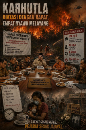 Karhutla Diatasi dengan Rapat, Empat Nyawa Melayang