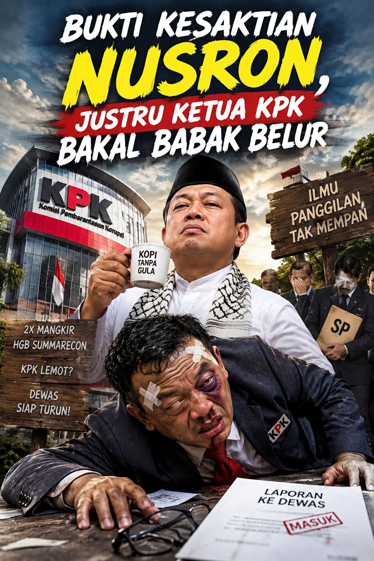 Bukti Kesaktian Nusron, Justru Ketua KPK Bakal Babak Belur